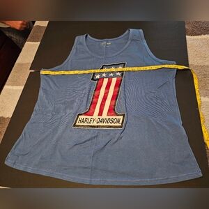 Harley-Davidson Patriotic Blue Muscle Tee